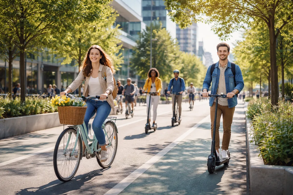 Les enjeux de la mobilité douce pour les citadins