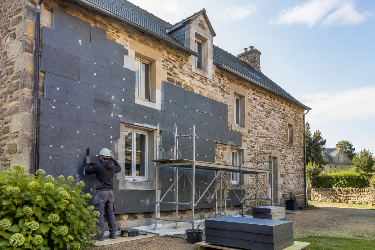 Comment poser une isolation thermique par l’extérieur sur une maison ancienne ?
