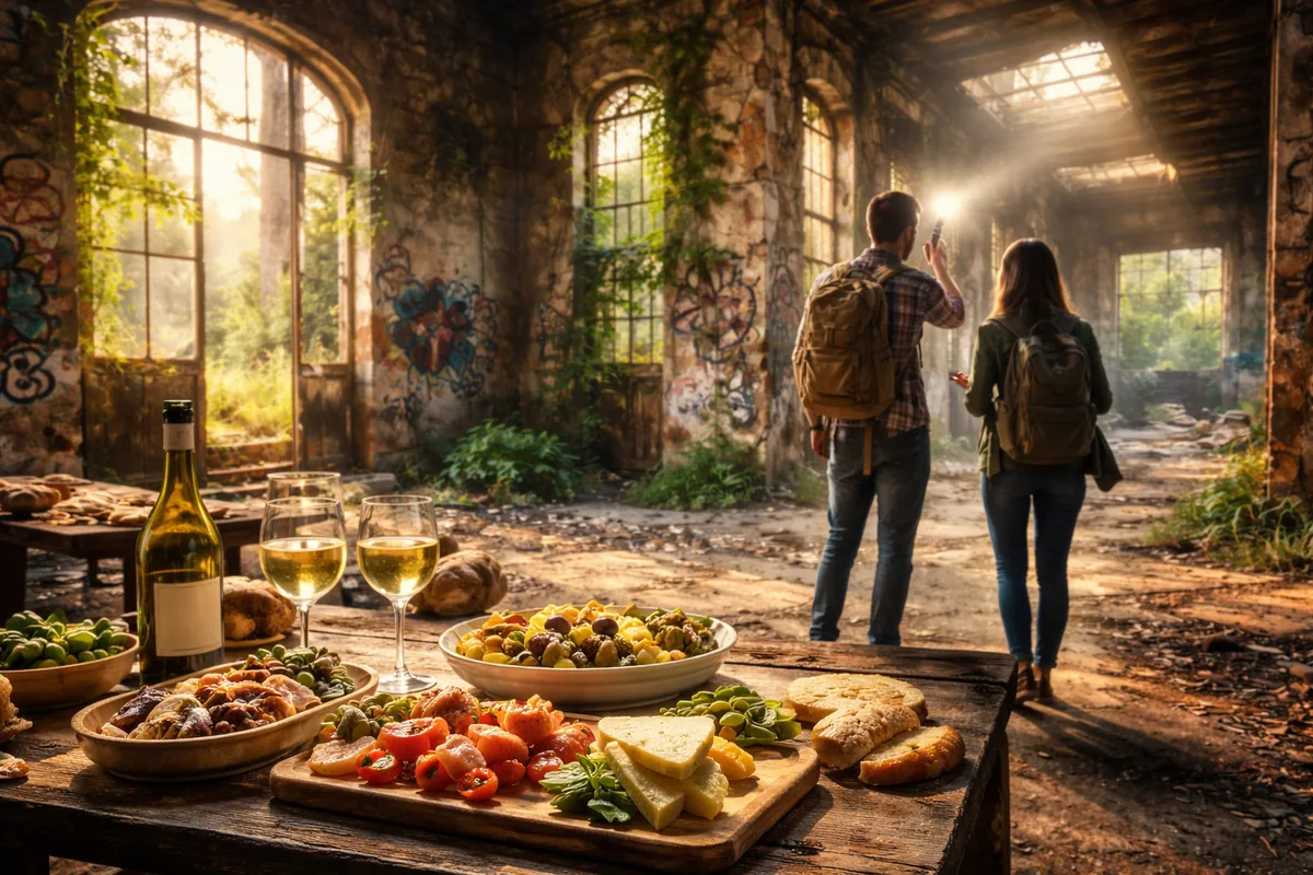 Comment profiter pleinement de l'urbex tout en découvrant la gastronomie locale