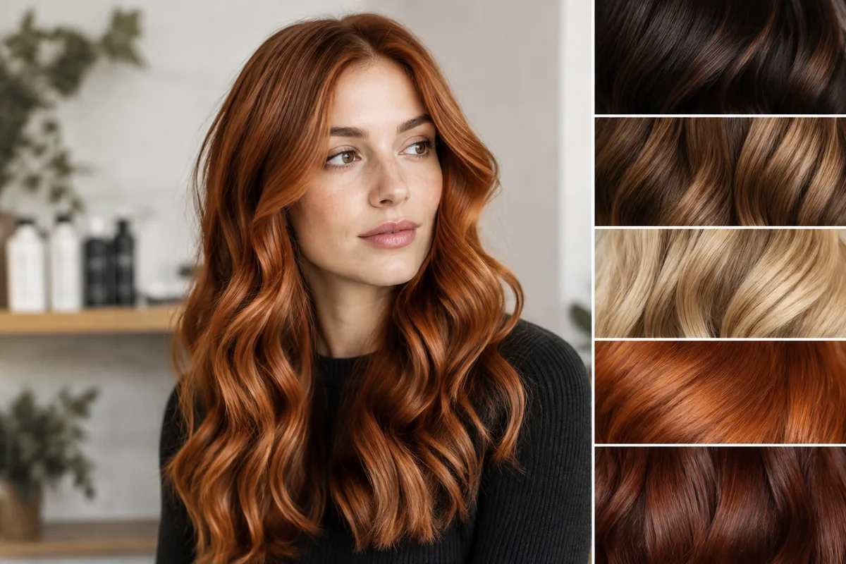Comment choisir une coloration cuivrée selon sa couleur de base ?