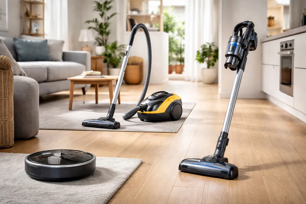 Choisir le bon aspirateur pour chaque pièce de la maison